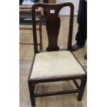 A pair of George II dining chairs