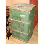 A steamer trunk, W.93cm