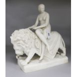 A Parian group "Una and the lion"