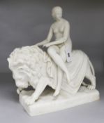A Parian group "Una and the lion"