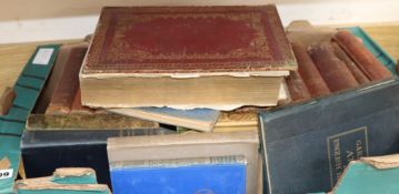 A collection of books, Rudyard Kipling etc.