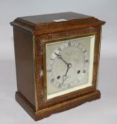 An Elliott oak mantel clock