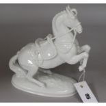 A ceramic Vienna horse