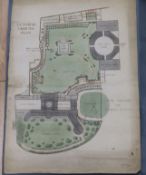 Repton - Royal Pavilion garden ground plan - unframed