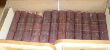 'The Handy-Volume Shakespeare', 12v (eight signed by Ellen Terry and three other volumes,