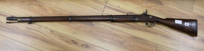 A North African percussion cap rifle