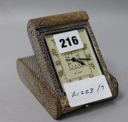 A Mappin travel clock