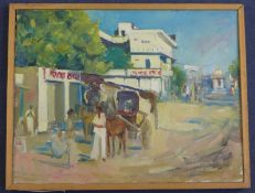 Cyril Mountoil on canvas board'Udaipur-Rajasthan'signed and dated '7844 x 58cm