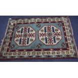 A Turkish rug, 184 x 122cm