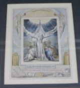 After William Blake (1757-1827), engraving,'And my Servant Job shall pray for you', plate 18 from