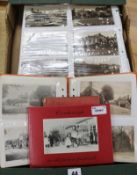 Early 20th century topographical postcards, Crowborough and environs, including St John's Camp, (