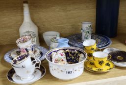 19th & 20th Century ceramics, pearlware plates etc
