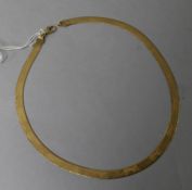 An Italian 18ct gold necklace, 18.3 grams.
