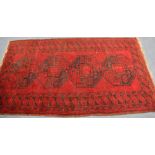 A Caucasian red ground rug