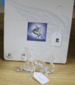Two Swarovski 'Fabulous Creatures', 'The Dragon' and 'The Pegasus' (one a.f., boxed, with