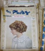 A large quantity of early theatrical magazines