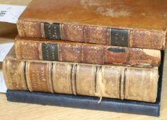 Sale, George - The Koran, 2 vols, 8vo, calf, London 1812 and two other volumes, Welch, J.J. - A Text
