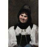 F. Smalloil on boardPortrait of a Flemish womansigned27.5 x 18in.