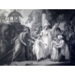 Bartolozzi after Mather BrownengravingThe Departure of the Sons of Tippoo, 179520 x 25in.