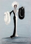 Berkeley Sutcliffe (1918-1979)mixed mediaCollection of costume designslargest 20 x 14in., unframed