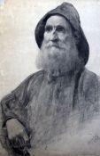 Newlyn Schoolpencil and washPortrait of a fishermansigned and dated '9728 x 19.5in.