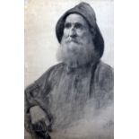 Newlyn Schoolpencil and washPortrait of a fishermansigned and dated '9728 x 19.5in.