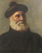 Attributed to William Woodoil on canvasPortrait of a fisherman22 x 18in.