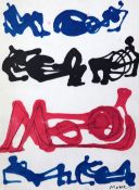 § Henry Moore, O.M., C.H. (1898-1986)two lithographsProject for Catalogue Cover for G.Cramer, 1962 &
