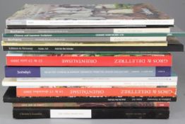 A group of approximately eighty Chinese art auction catalogues; Sotheby's, Christie's etc.