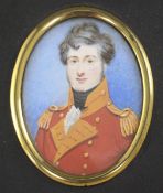 Victorian Schooloil on ivoryMiniature of an army officer3 x 2.5in