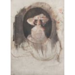 English School c.1900oil on canvasPreparatory sketch of a seated girl15.5 x 11.5in.