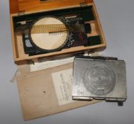 Two WWI Aircraft Navigation instruments and instructions