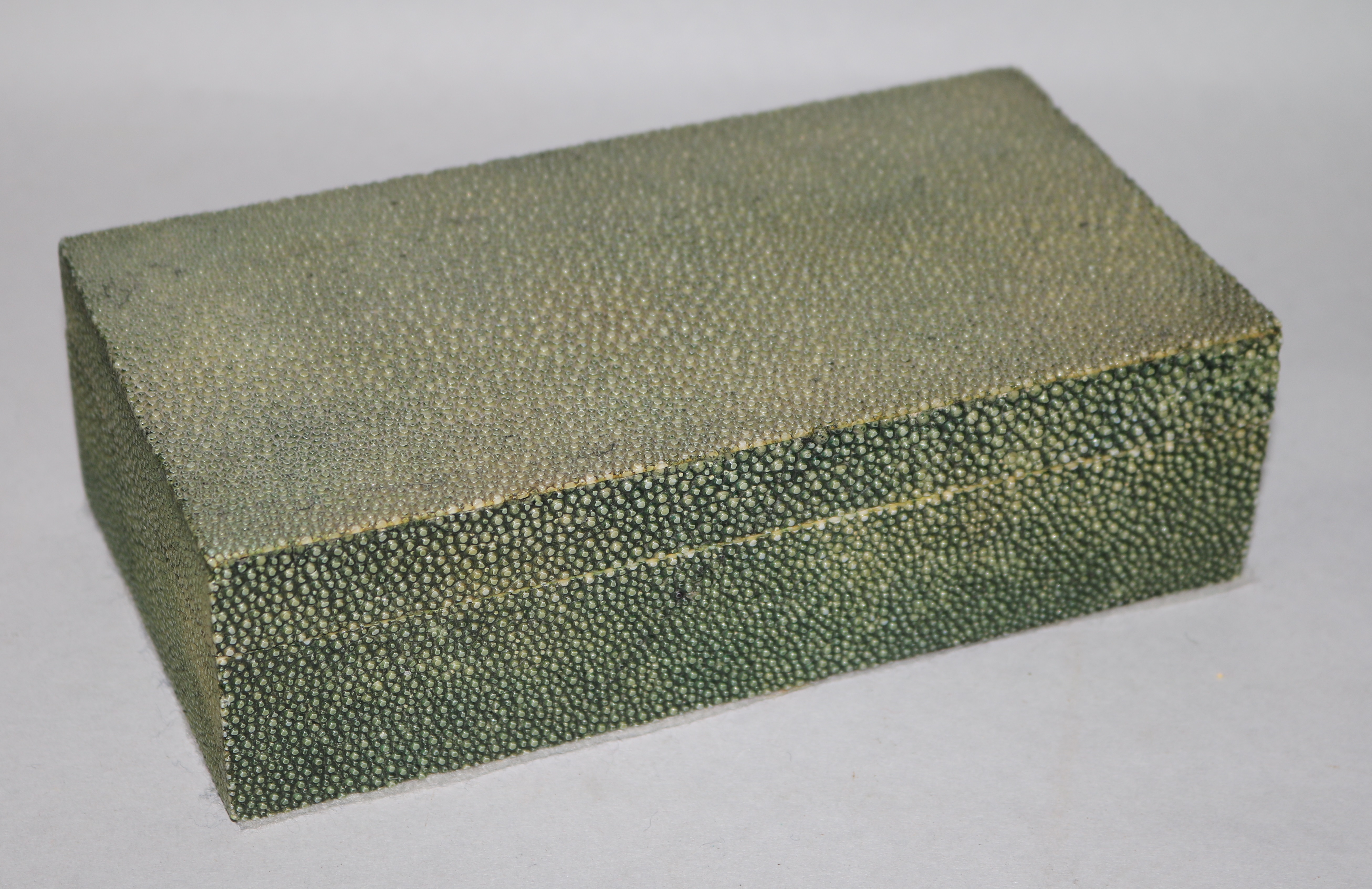 A shagreen cigarette box