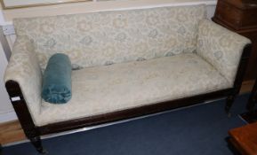 A George IV rosewood sofa, W.184cm