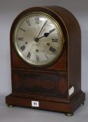 An Edwardian chiming mantel clock