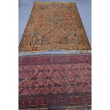 Two Persian rugs 190cm x 100cm, 230cm x 155cm