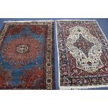 Two rugs 195cm x 140cm, 190cm x 126cm