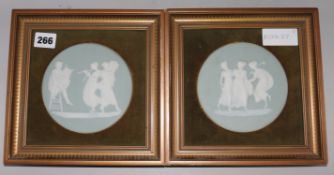 Two framed plaques