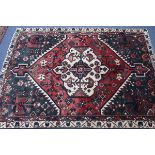 A Hamadan rug, 198cm x 144cm