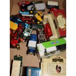 A collection of toy cars