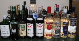 A large qty of assorted spirits & liquers