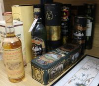 12 bottles of assorted Malts & single blend whisky