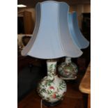 A pair of table lamps