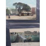Three post card albums of Brighton, Haywards Heath & Judges 'sepia postcards etc