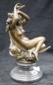 S. Denecheau. A bronze figure of Venus