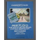 Knebworth 1975 Programme with ticket stub, Pink Floyd headlining