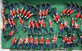 A collection of lead soldiers, the Infantry of the Line