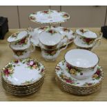A Royal Albert Old country roses pattern tea set