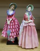 Two Royal Doulton figures "Gillian" and "Priscilla"