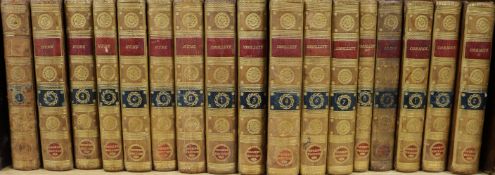 Hume, David, Smollett Lloyd and Cormack - The History of England, 16mo, calf, 17 vols, Cook's pocket